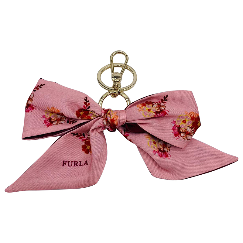 FURLA KEY RING BELLA - LIGHT PINK - ONE SIZE