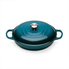 Le Creuset Signature Shallow Casserole - Deep Teal - 30cm