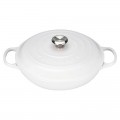 LE CREUSET SIGNATURE SHALLOW CASSEROLE - Cotton - 26cm