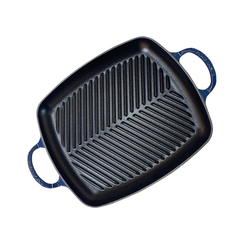 Le Creuset Signature Shallow Rectangular Grill - Ink - 30cm