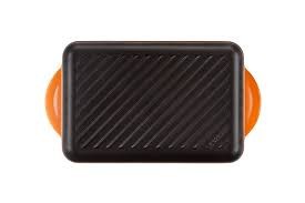 Le Creuset Rectangular Skinny Grill - Flame/Volcanic - 32cm