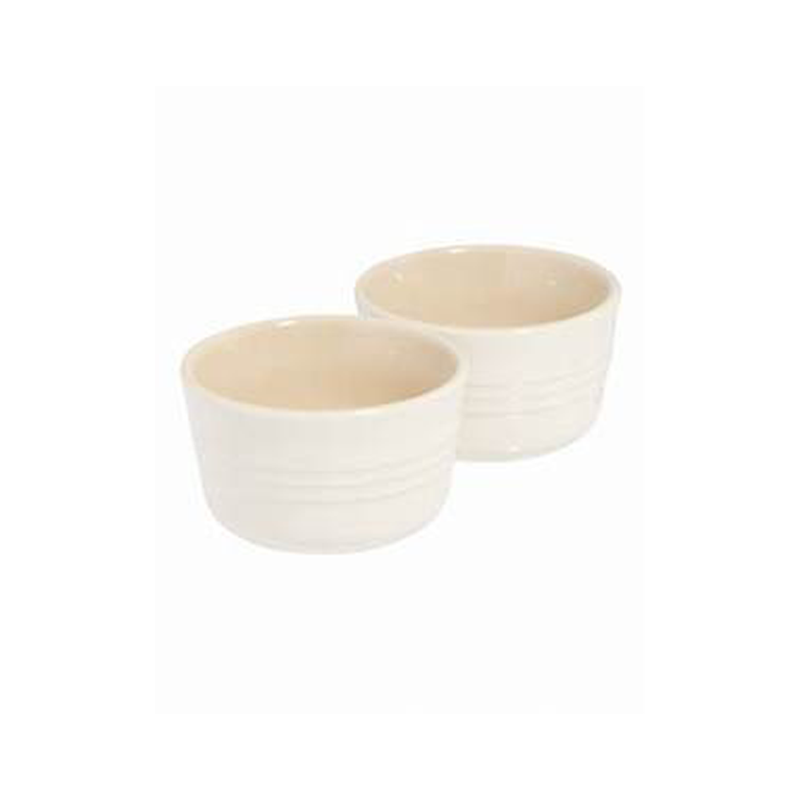 LE CREUSET MINI RAMEKINS - CREME - SET OF 2