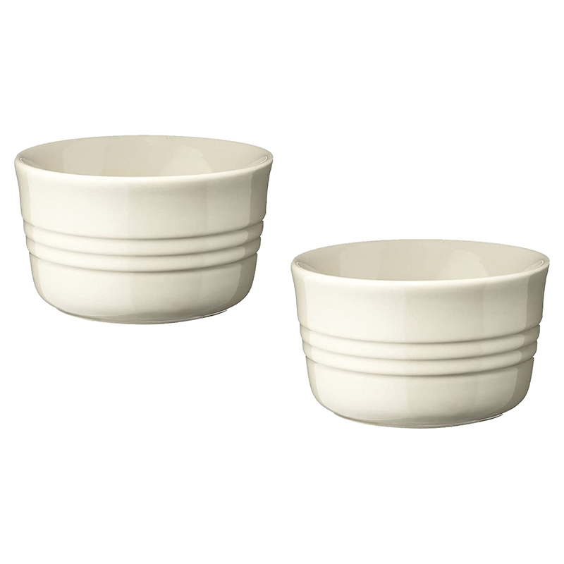 LE CREUSET ROUND MINI RAMEKINS - CREME - 100ml