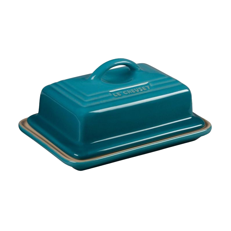LE CREUSET BUTTER DISH - CARIBBEAN - ONE SIZE