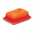 LE CREUSET BUTTER DISH - FLAME - ONE SIZE