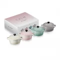 Le Creuset Calm Collection Set of 4 250ml Mini Cocotte