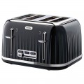 BREVILLE TOASTER VTT476 - BLACK - 4 SLICE