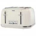 BREVILLE TOASTER - VANILLA - 4 SLICE