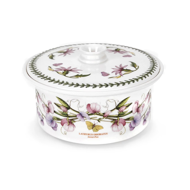 Portmeirion Covered Casserole - Sweet Pea - 22cm