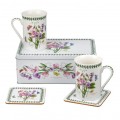 PORTMEIRION 5 PIECE TIN SET - SWEET PEA - BGIA8579-XG