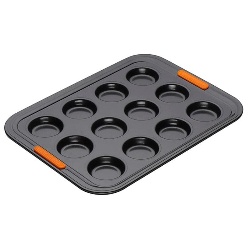 Le Creuset Tray - Black - 12 Cup Bun Tray