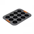 LE CREUSET MUFFIN TRAY - BLACK - 12 CUP