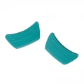 LE CREUSET SILICONE HANDLE GRIPS - CARIBBEAN - ONE SIZE