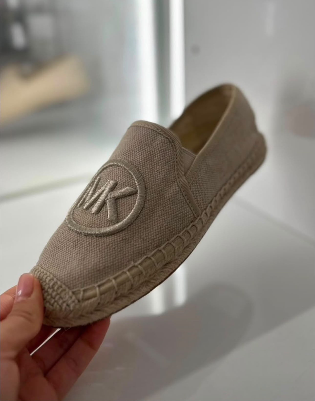 Michael Kors Espadrille - Pale Gold / 49S5HTFP3D - US 9/ UK 7