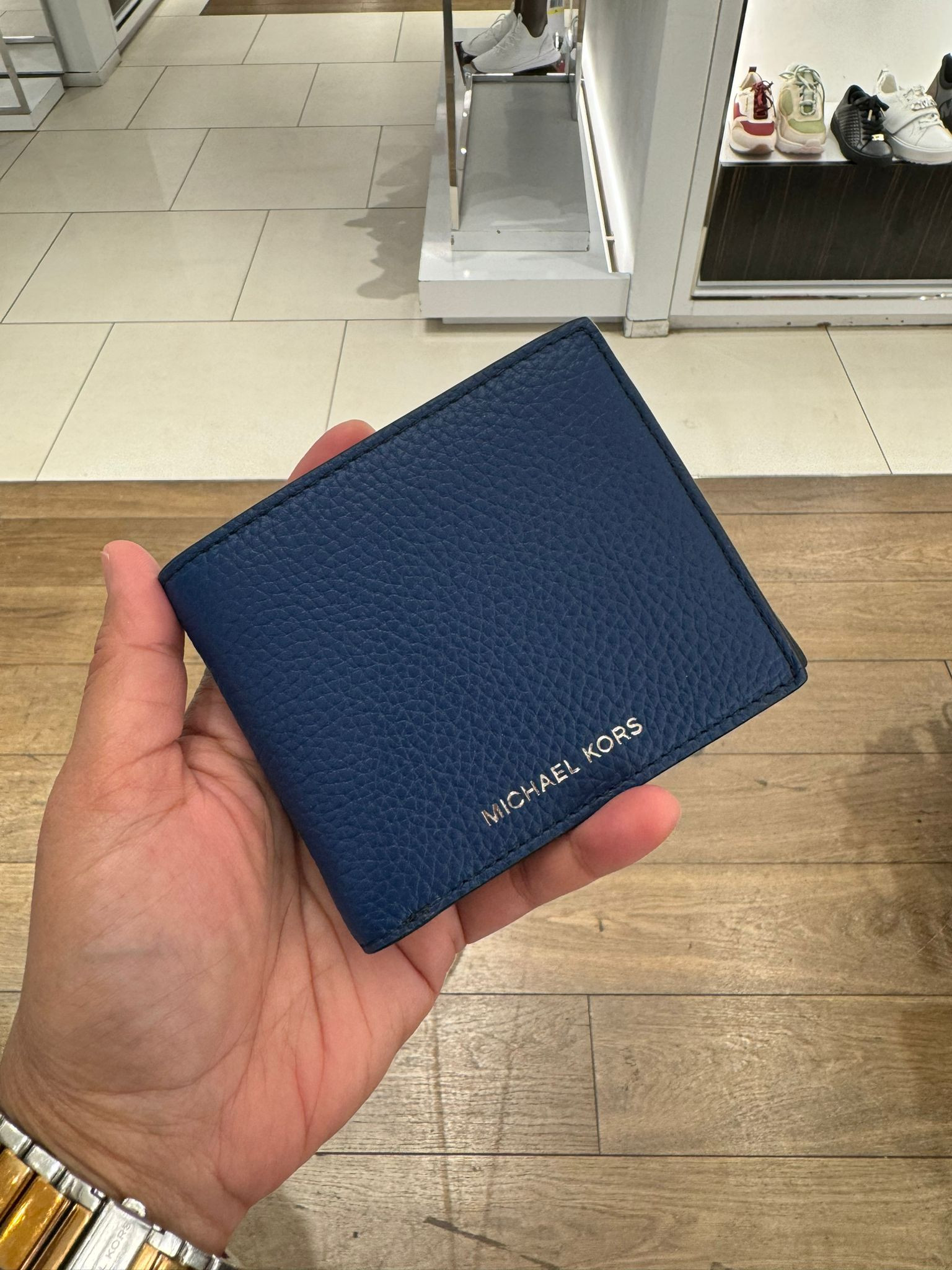 Michael Kors Men Wallet - River Blue - 39S0LHDF3L / One Size