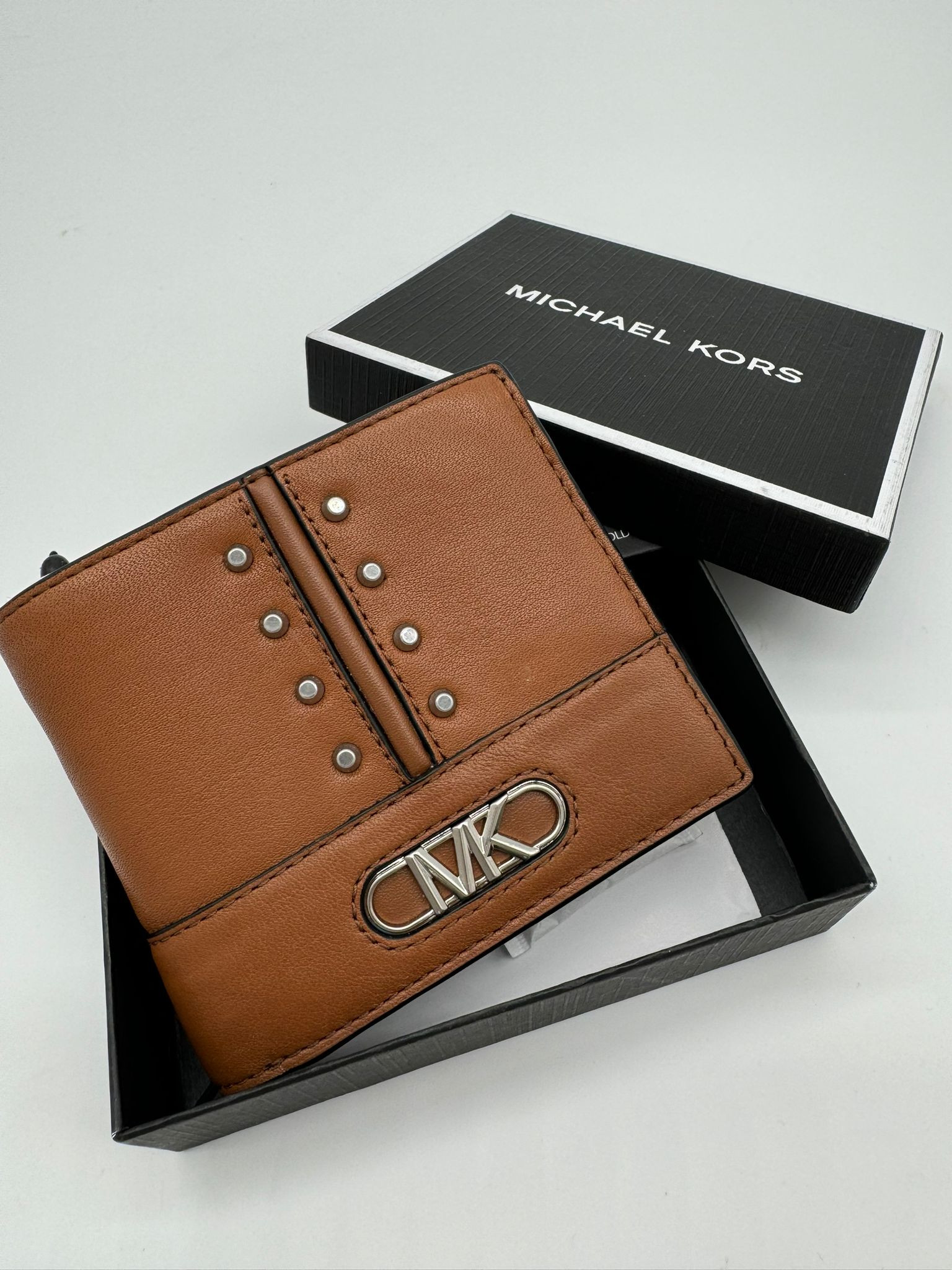 Michael Kors Men Bifold Wallet - Luggage - 39S3SASF1X