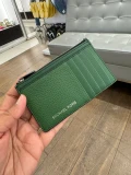 Michael Kors Zipped Card Purse - Fern Green - 36S4LCOZ7L