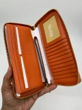 Michael Kors Jet Set Travel Zip Around Purse - Tangerine - Long / 35T7GTVE7L