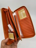 Michael Kors Jet Set Travel Zip Around Purse - Tangerine - Long / 35T7GTVE7L