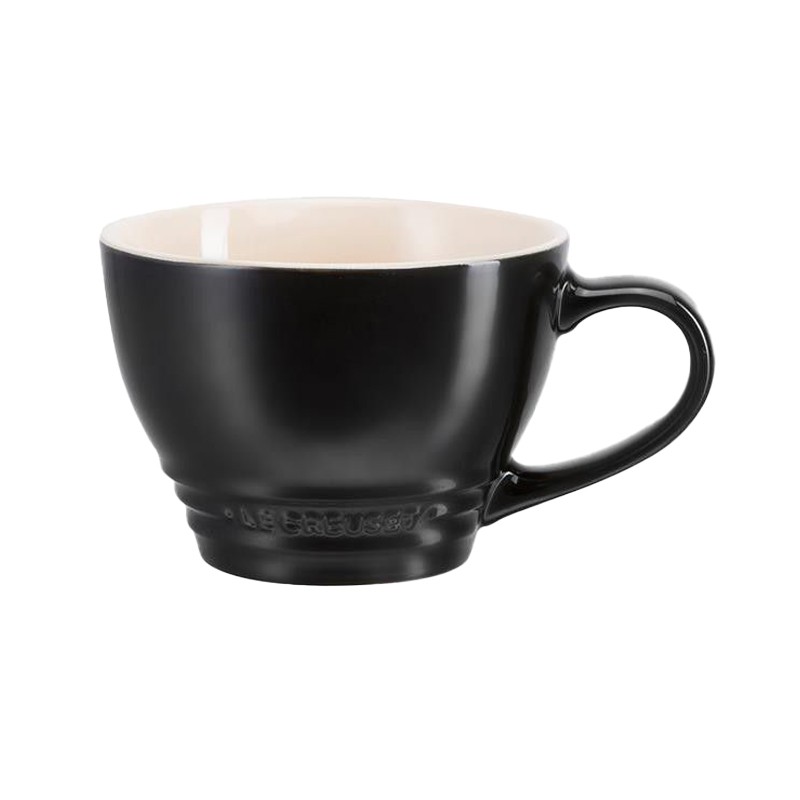 Le Creuset Giant Cappuccino Mug - Matte Black - 400ml