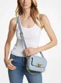 Michael Kors Swag Crossbody - Pale Blue - 32F2G7PC8L / Medium