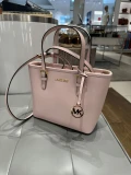 Michael Kors Jet Set Travel Top Handle Crossbody - Powder Blush - 35T9GTVT0L / 28 X 19 X 10 CM