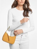 Michael Kors Mini Zip Pouchette/Crossbody - Jasmine Yellow - 35R3G4CC5B / Mini