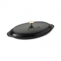 Staub Fish Plate - Black - 31cm