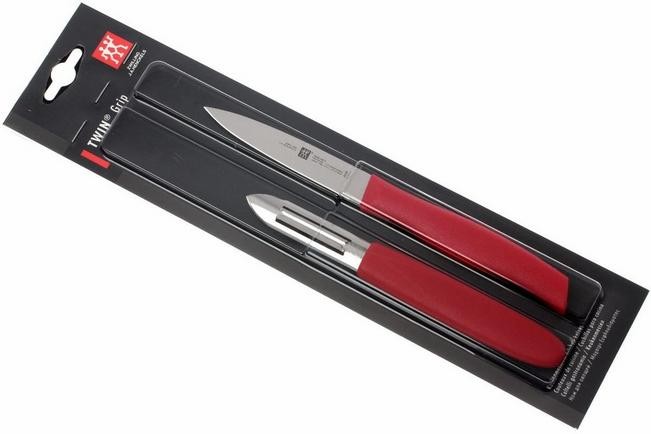 Zwilling Twin Grip Set - Red - Set Of 2