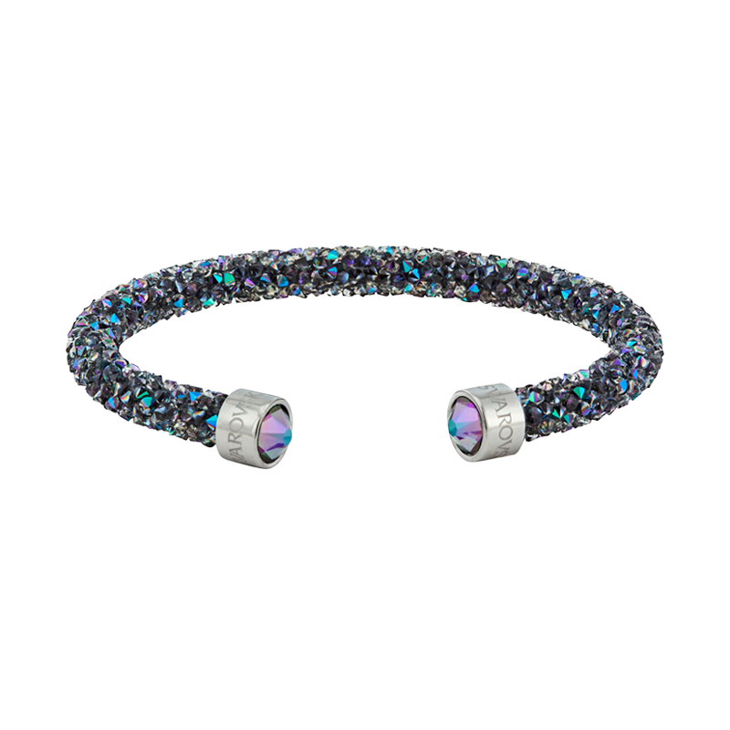 Swarovski Crystaldust Cuff - Black and Blue - Size (5.8/1.5 CM) - 5273639