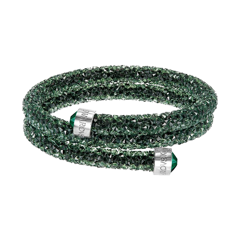 Swarovski Crystaldust Cuff - Snake Green - Size (4.9/4.9 CM) - 5255901