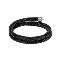 Swarovski Crystaldust Cuff - Black - Size (5.5/5.5 CM) - 5250023