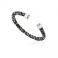 Swarovski Crystaldust T Cuff - Black - Size (5.8/1.5 CM) - 5250065