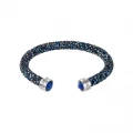 Swarovski Crystaldust T Cuff - Multi Blue - Size (5.1/1.5 CM) - 5255911
