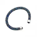 Swarovski Crystaldust T Cuff - Multi Blue - Size (5.1/1.5 CM) - 5255911