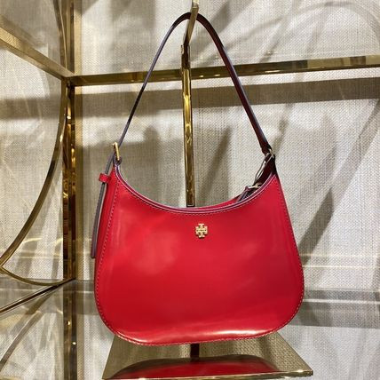 Tory Burch Emerson Patent Zip Tote - Lipstick Red - Small