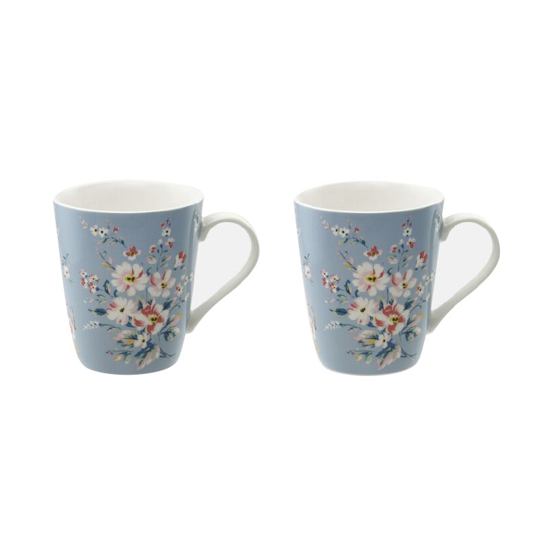 Cath Kidston Stanley Mug -  Spitalfields 937979 - Set Of 2