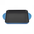 Le Creuset Square Griddle - Turquoise - 24cm