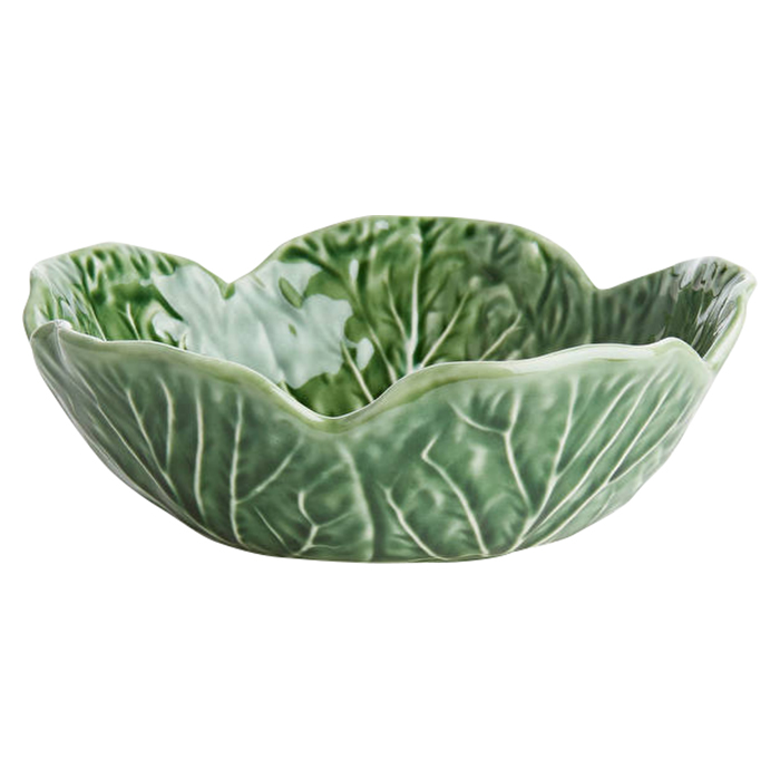 Bordallo Pinheiro Cabbage Bowl - Green - 17cm