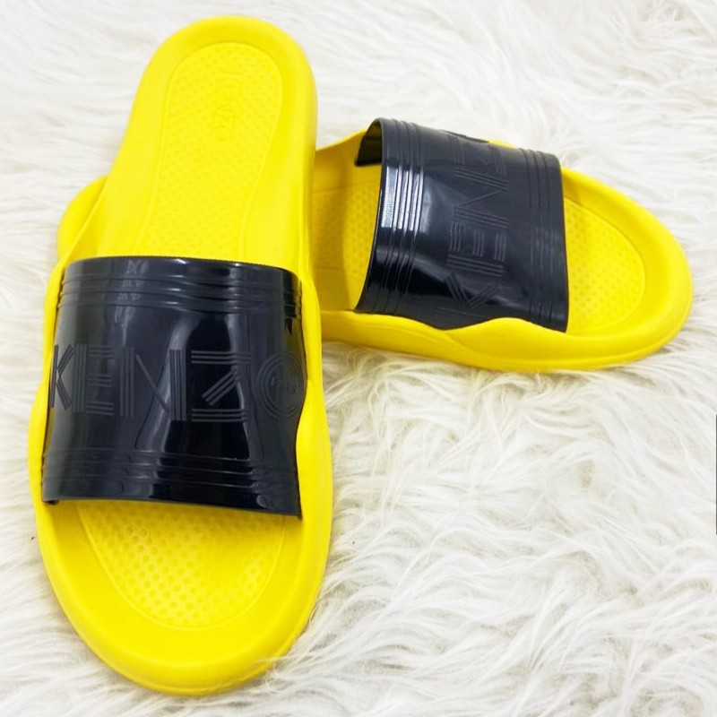 Kenzo Sandals Lisence - Yellow / Black - Eur 39