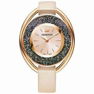 Swarovski Crystalline Oval Ls Watch - Beige/Ros/Pro - 5296319