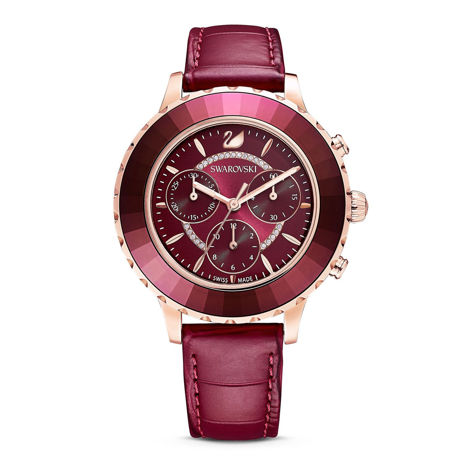 Swarovski Octea Lux Chrono Ls Watch - Bur/Bur/|Pro - 5547642