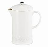 Le Creuset Coffea Pot With Metal Press - Holly Cotton - 1 Liter