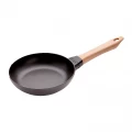 Staub Frying Pan with Wooden Handle  - Black - 20cm