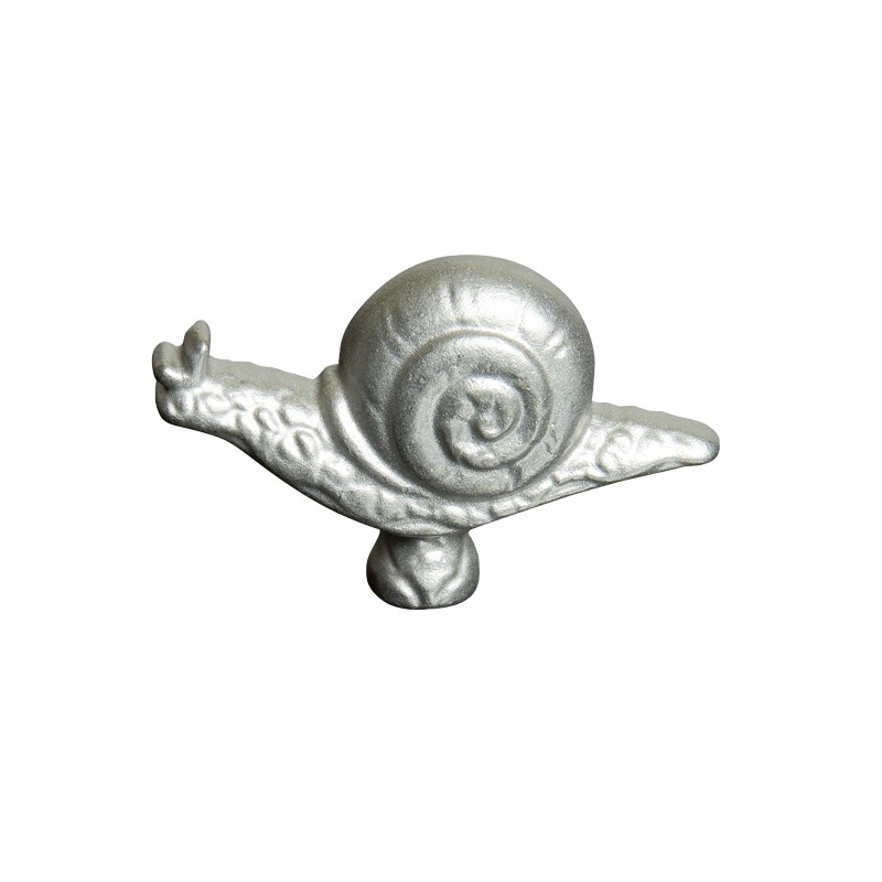 Staub Knob - Snail - Silver - One Size