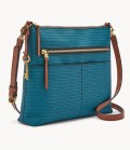 FOSSIL FIONA CROSSBODY - INDIAN TEAL - LARGE