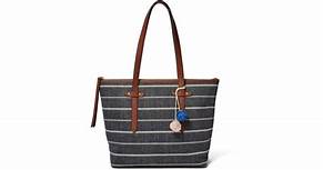 FOSSIL FELICITY TOTE - BLACK STRIPE - SHB2137993