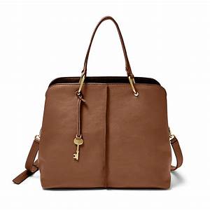 FOSSIL LANE SATCHEL - BROWN - ZB7471200