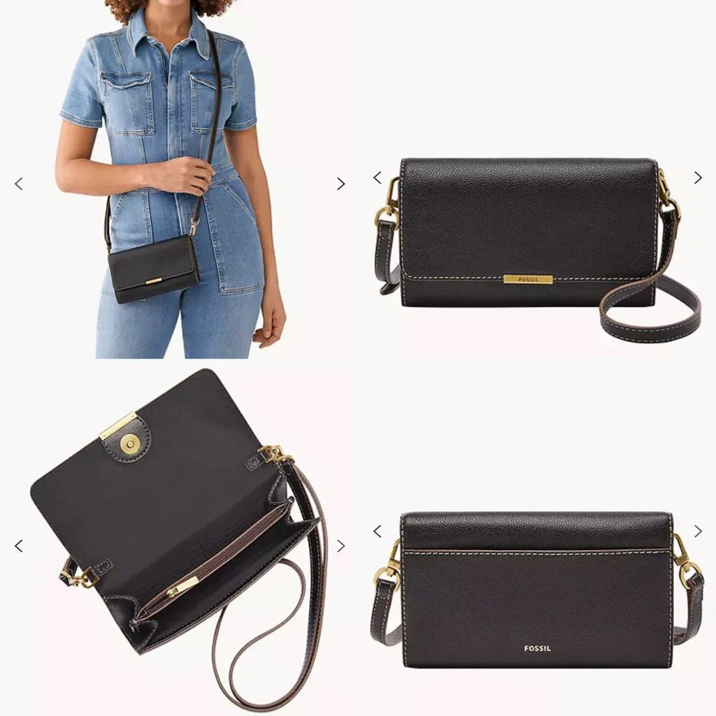 Fossil jori crossbody black sale