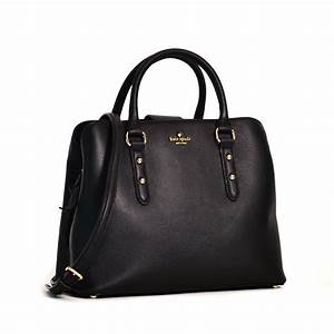 AzuraMart KATE SPADE EVANGELIE LARCHMONT AVENUE BLACK LARGE WKRU5376